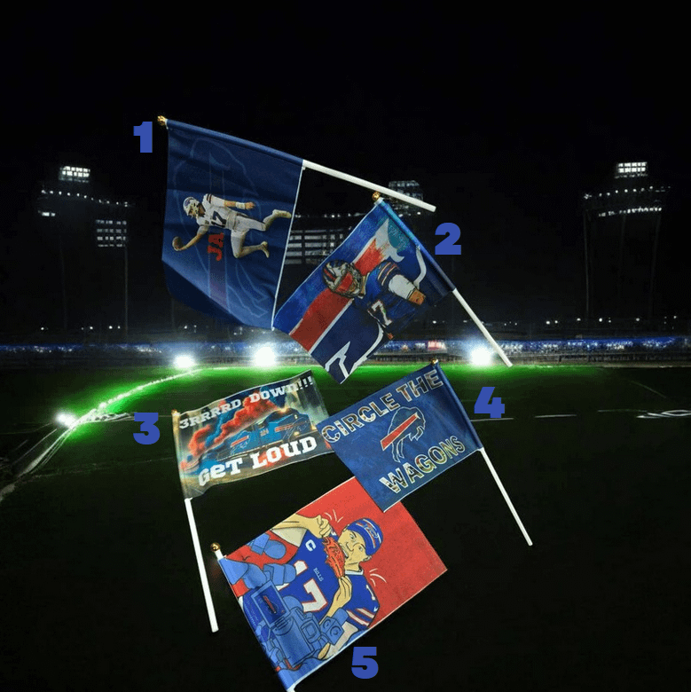 Handheld Fan Flags